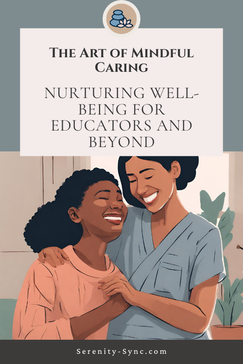 one woman taking care of another one, showing empathy, kindness, smiling and mindfulness
