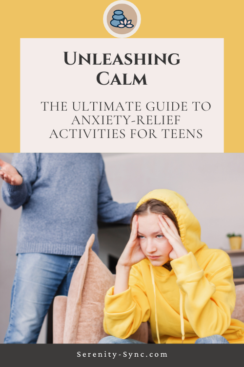 anxiety activities for teens